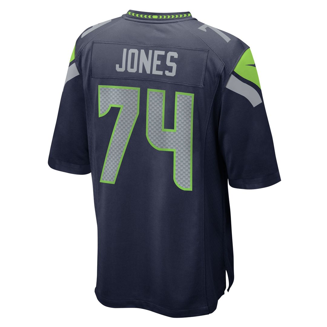 Seattle Seahawks Josh Jones College Navy Team Game Jersey | NFL Football Jersey