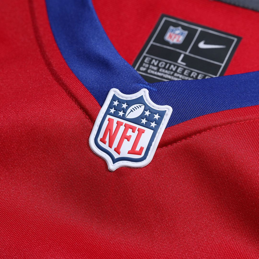 New York Giants Jaxson Dart Red Alternate Century Red Game Jersey | NFL Football Jersey