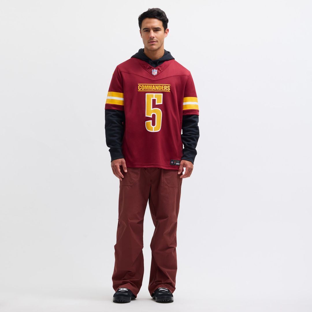 Washington Commanders Jayden Daniels White Vapor F.U.S.E. Limited Super Bowl Era Jersey | NFL Football Jersey
