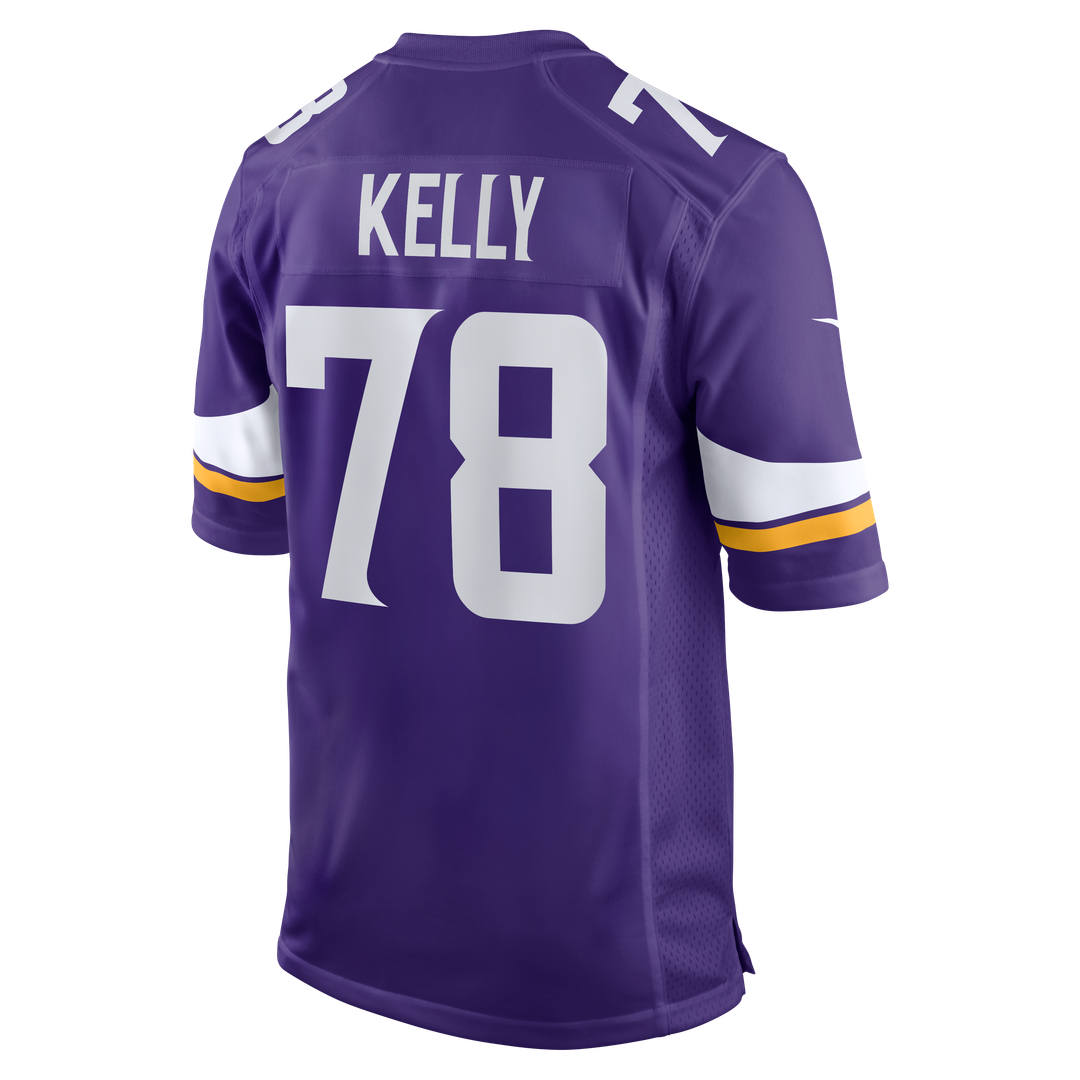 Minnesota Vikings Ryan Kelly Purple Team Game Jersey | NFL Football Jersey