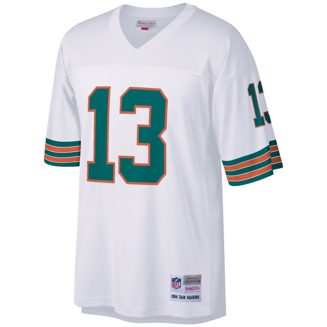 Miami Dolphins Dan Marino Aqua Big & Tall 1984 Retired Player Replica Jersey | NFL Football Jersey