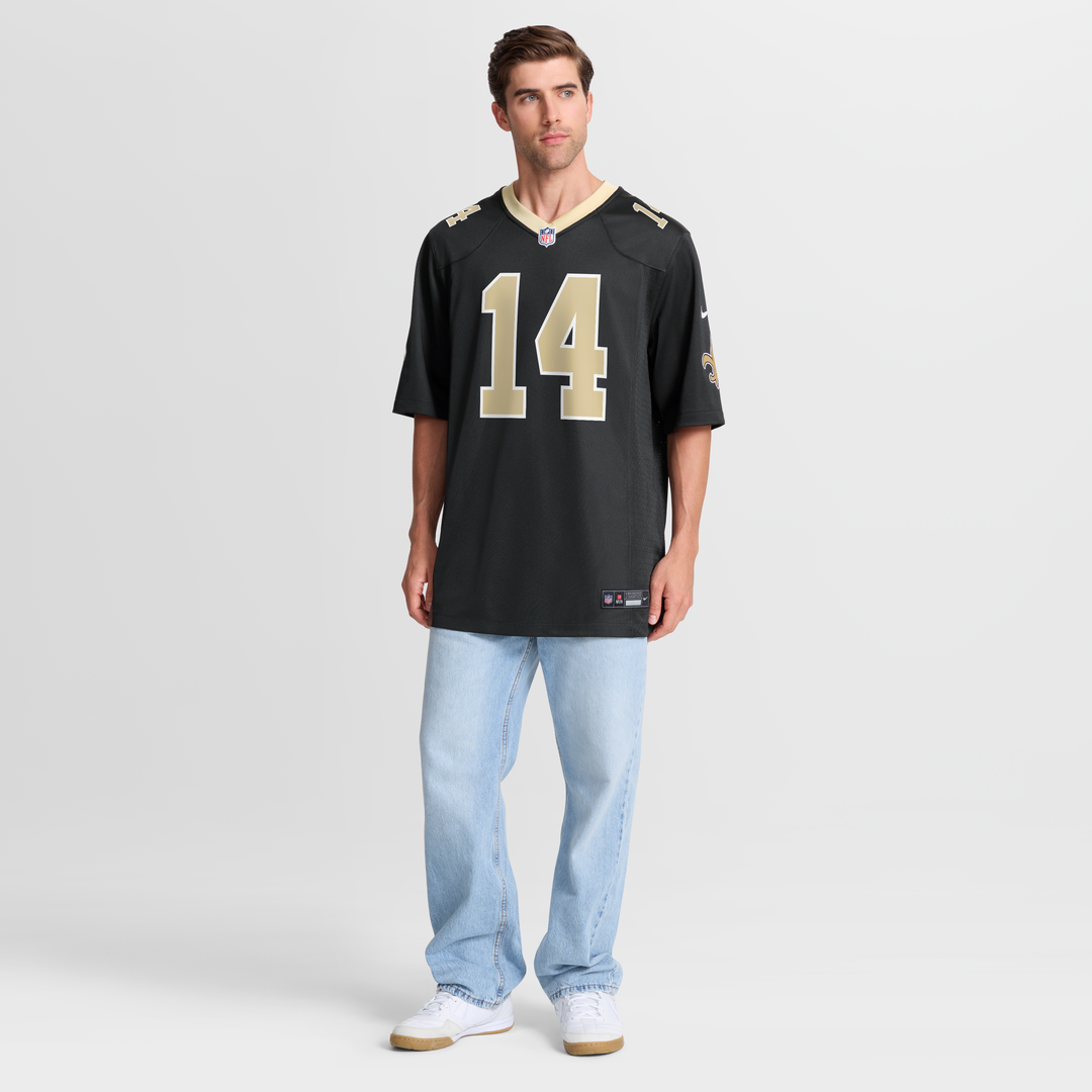New Orleans Saints Devaughn Vele Black Team Game Jersey | NFL Football Jersey