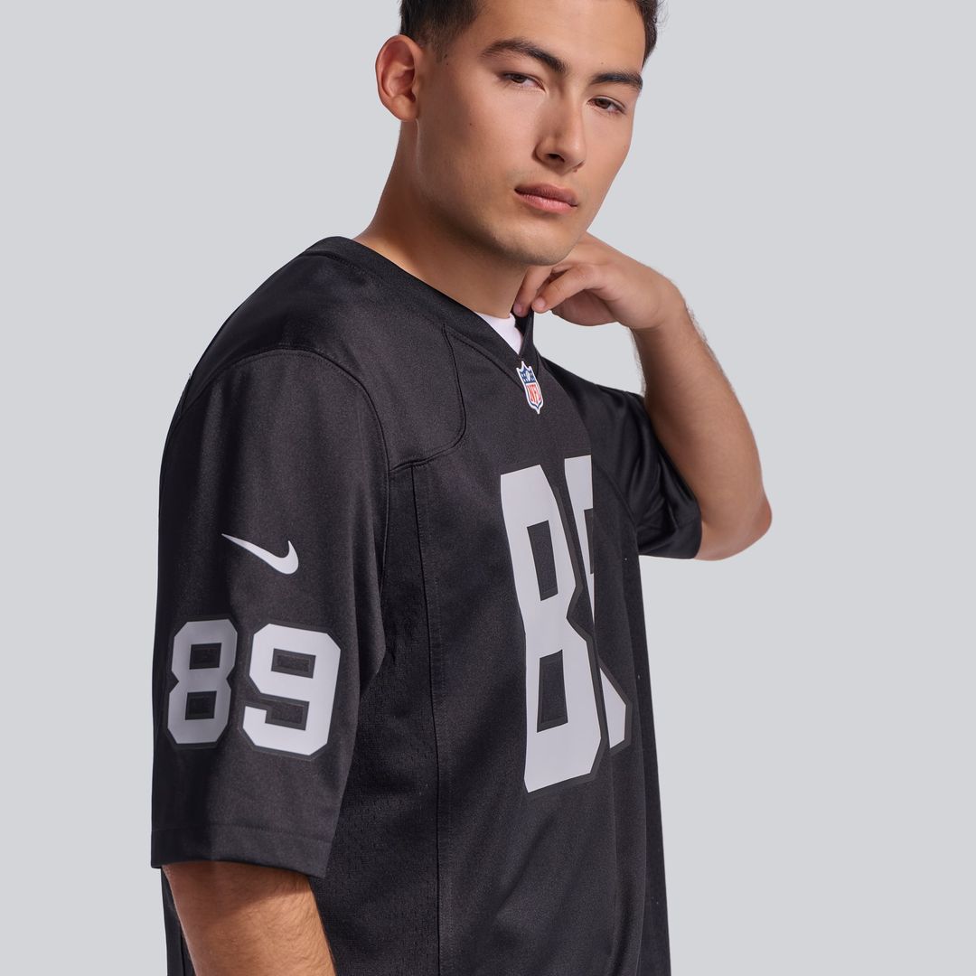Las Vegas Raiders Brock Bowers Black Player Game Jersey | NFL Football Jersey