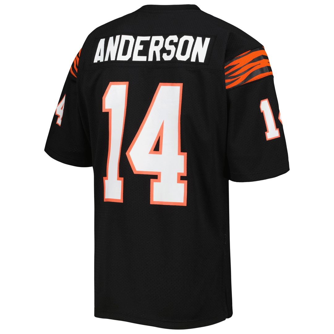 Cincinnati Bengals 1981 Ken Anderson Black Authentic Throwback Retired Player Jersey | NFL Football Jersey
