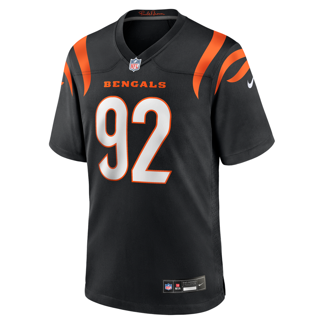 Cincinnati Bengals B.J. Hill Black Game Jersey | NFL Football Jersey