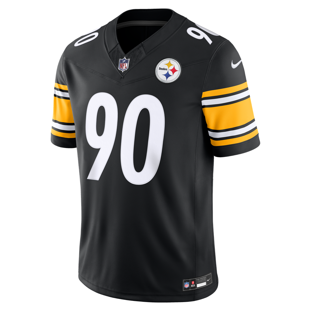 Pittsburgh Steelers T.J. Watt Gold Alternate Vapor F.U.S.E. Stitched Limited Jersey | NFL Football Jersey