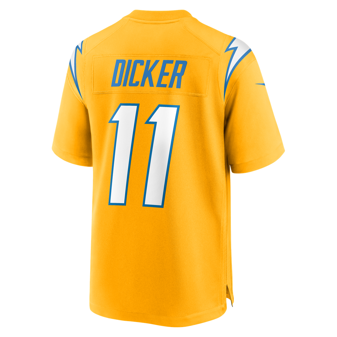 Los Angeles Chargers Cameron Dicker Gold Alternate Game Jersey | NFL Football Jersey