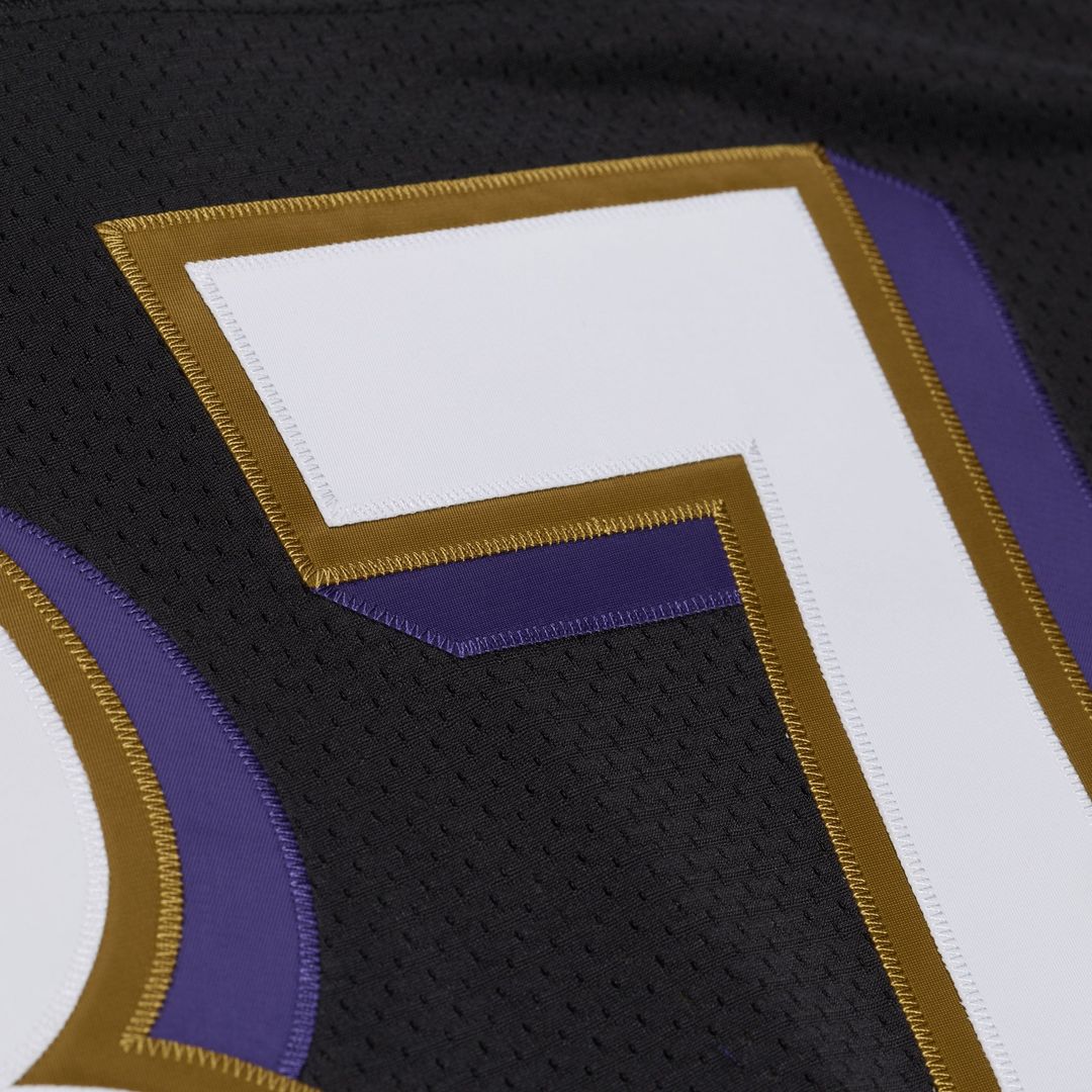 Baltimore Ravens Deion Sanders Black 2005 Authentic Throwback Jersey | NFL Football Jersey