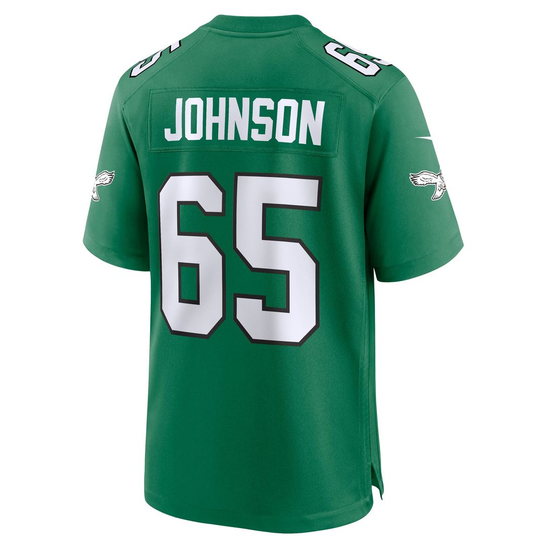 Philadelphia Eagles Lane Johnson Kelly Green Alternate Game Jersey | NFL Football Jersey