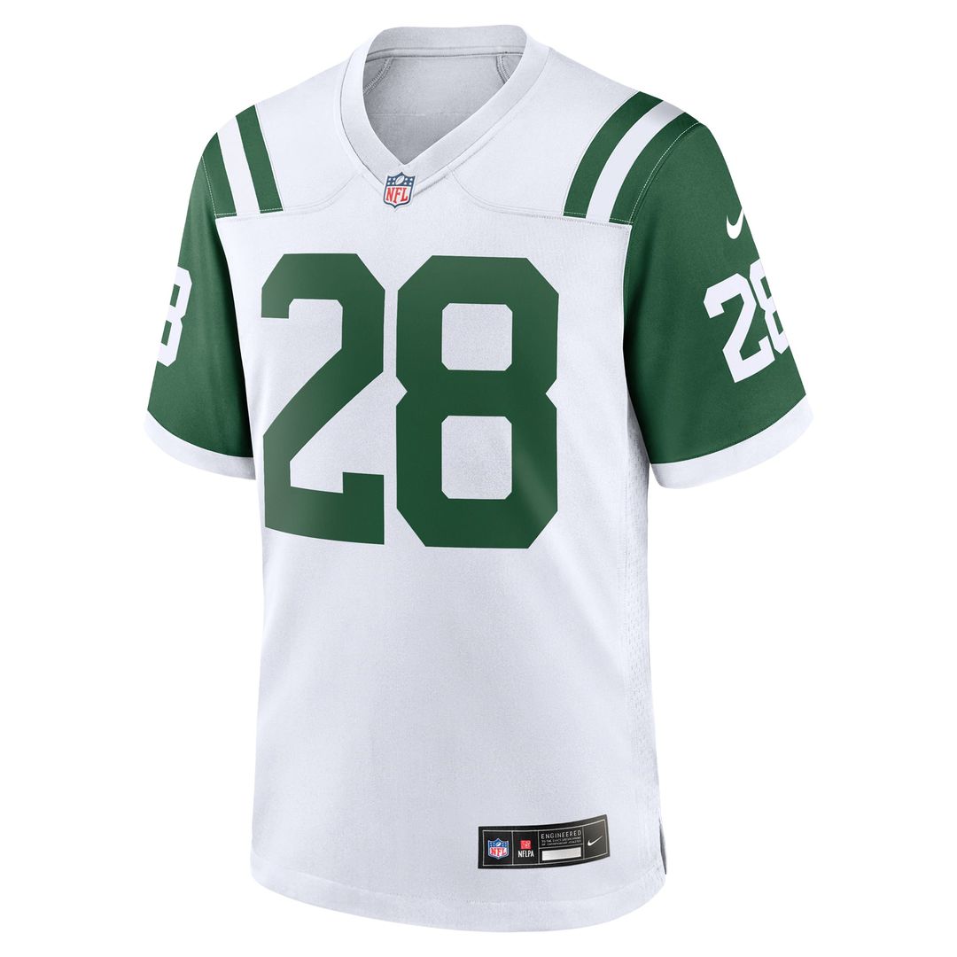 New York Jets Curtis Martin White Retired Player Alternate Game Jersey | NFL Football Jersey