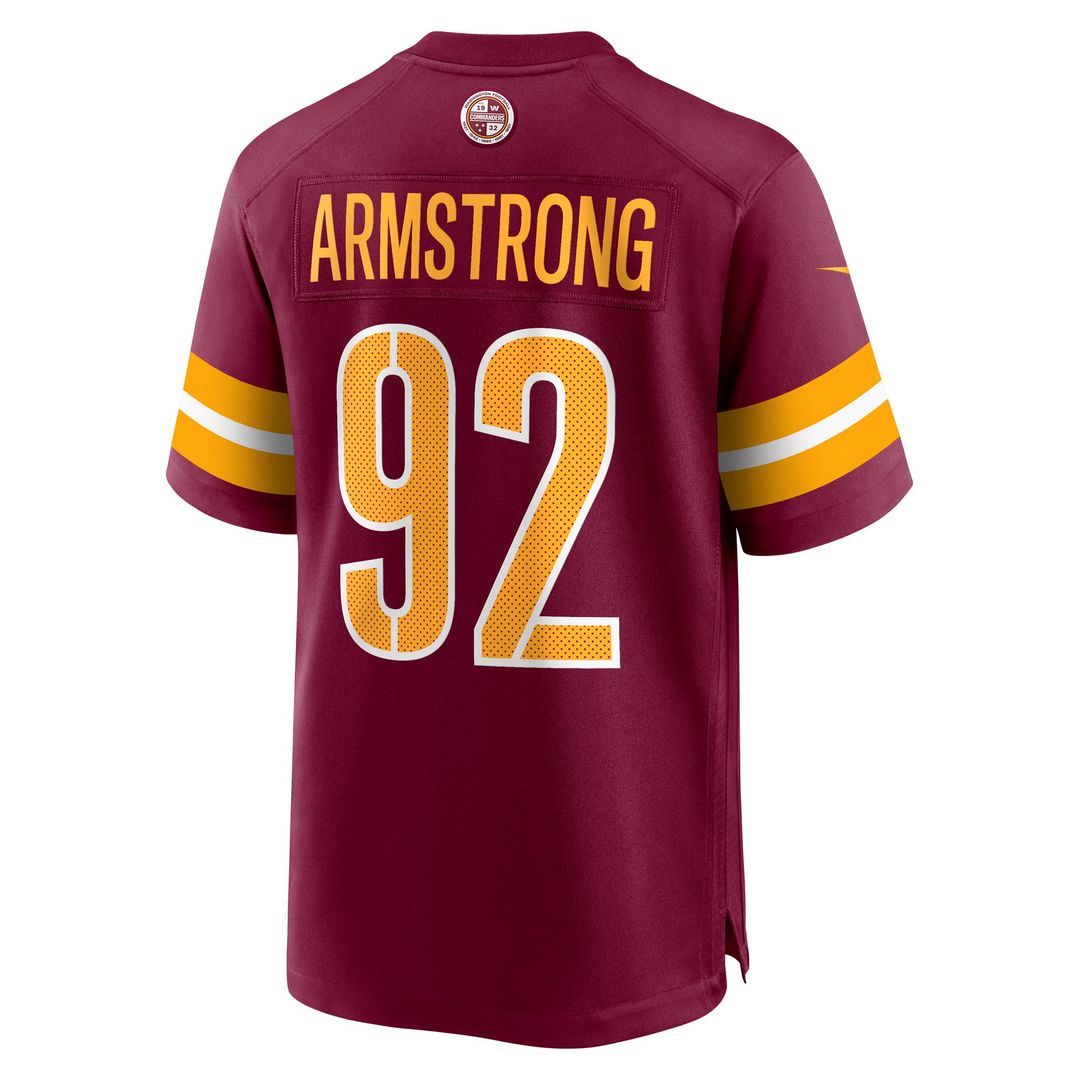 Washington Commanders Dorance Armstrong Burgundy Game Jersey | NFL Football Jersey