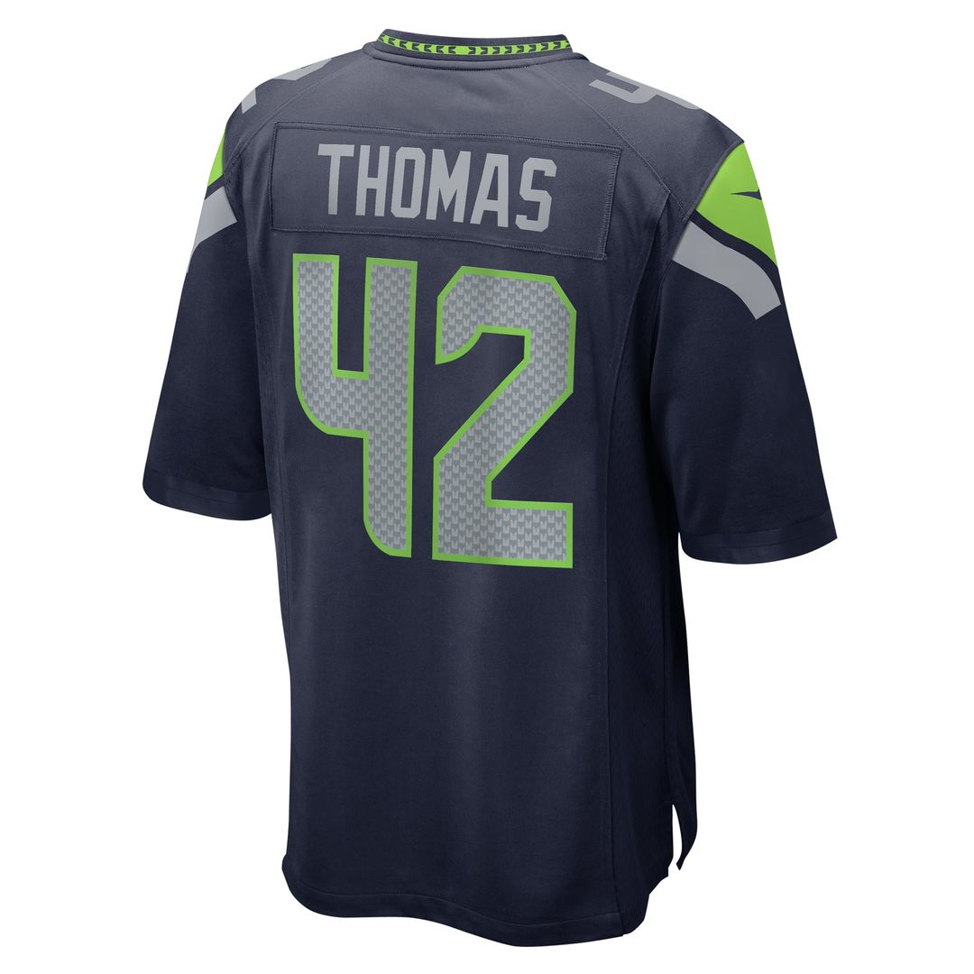 Seattle Seahawks Drake Thomas College Navy Game Jersey | NFL Football Jersey