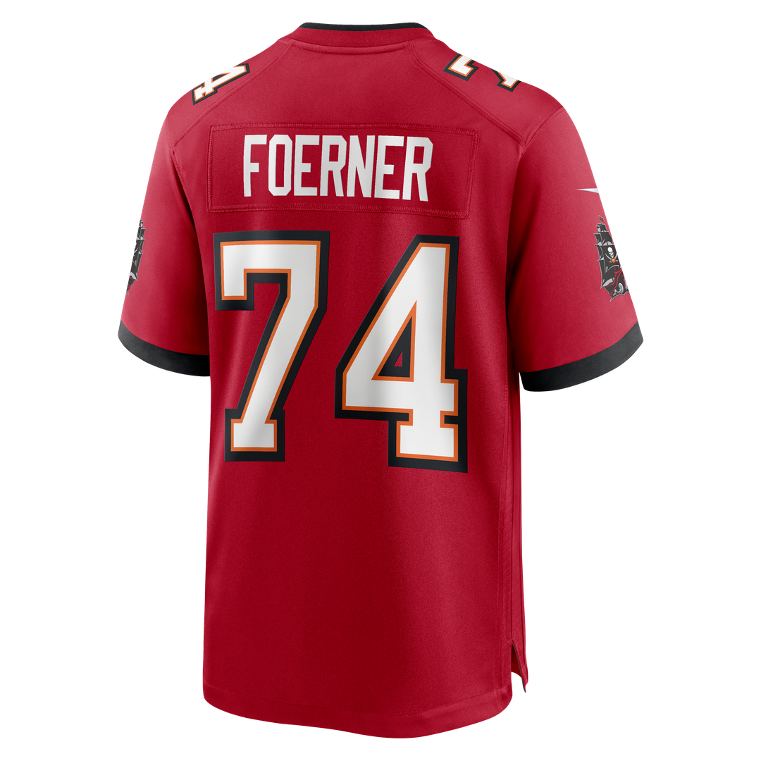 Tampa Bay Buccaneers Marshall Foerner Red Team Game Jersey | NFL Football Jersey