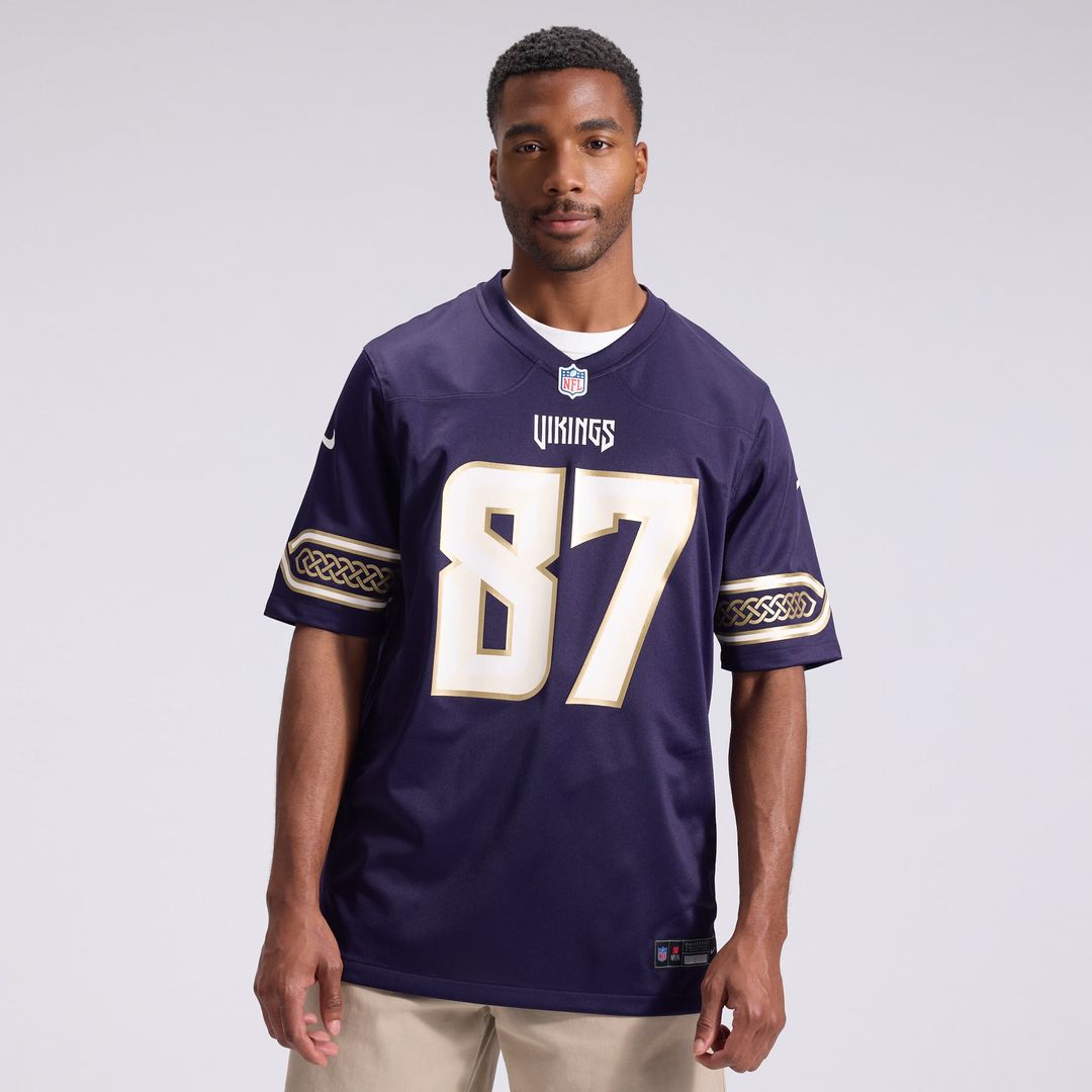 Minnesota Vikings T.J. Hockenson Purple 2026 Rivalries Collection Game Jersey | NFL Football Jersey