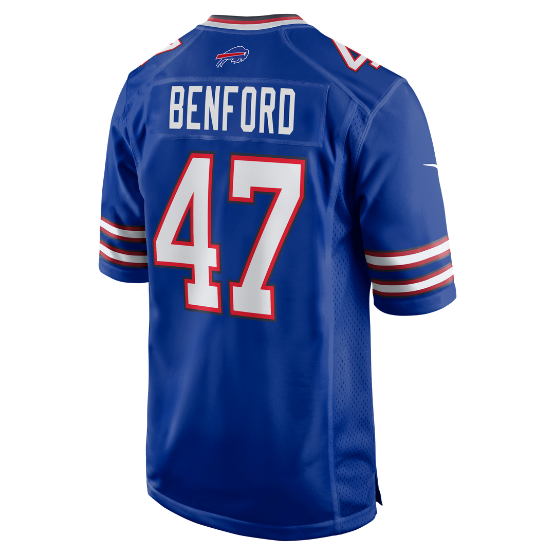 Buffalo Bills Christian Benford Royal Game Jersey | NFL Football Jersey