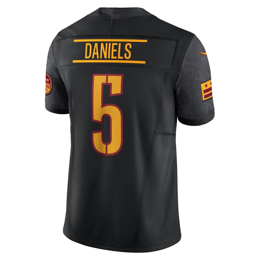 Washington Commanders Jayden Daniels White Vapor F.U.S.E. Limited Super Bowl Era Jersey | NFL Football Jersey