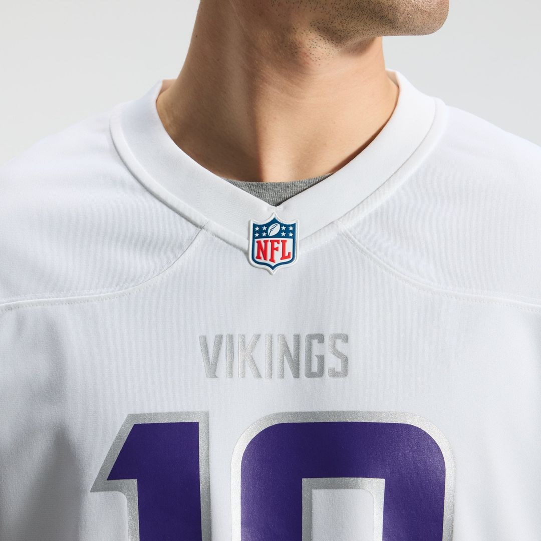 Minnesota Vikings Justin Jefferson White Alternate Game Player Jersey | NFL Football Jersey