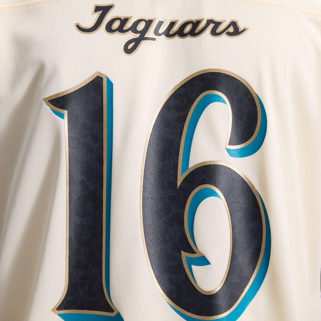 Jacksonville Jaguars Trevor Lawrence Natural 2026 Rivalries Collection Game Jersey | NFL Football Jersey