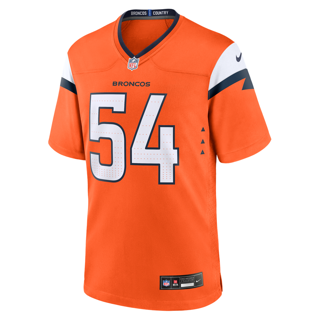 Denver Broncos Alex Forsyth Orange Team Game Jersey | NFL Football Jersey