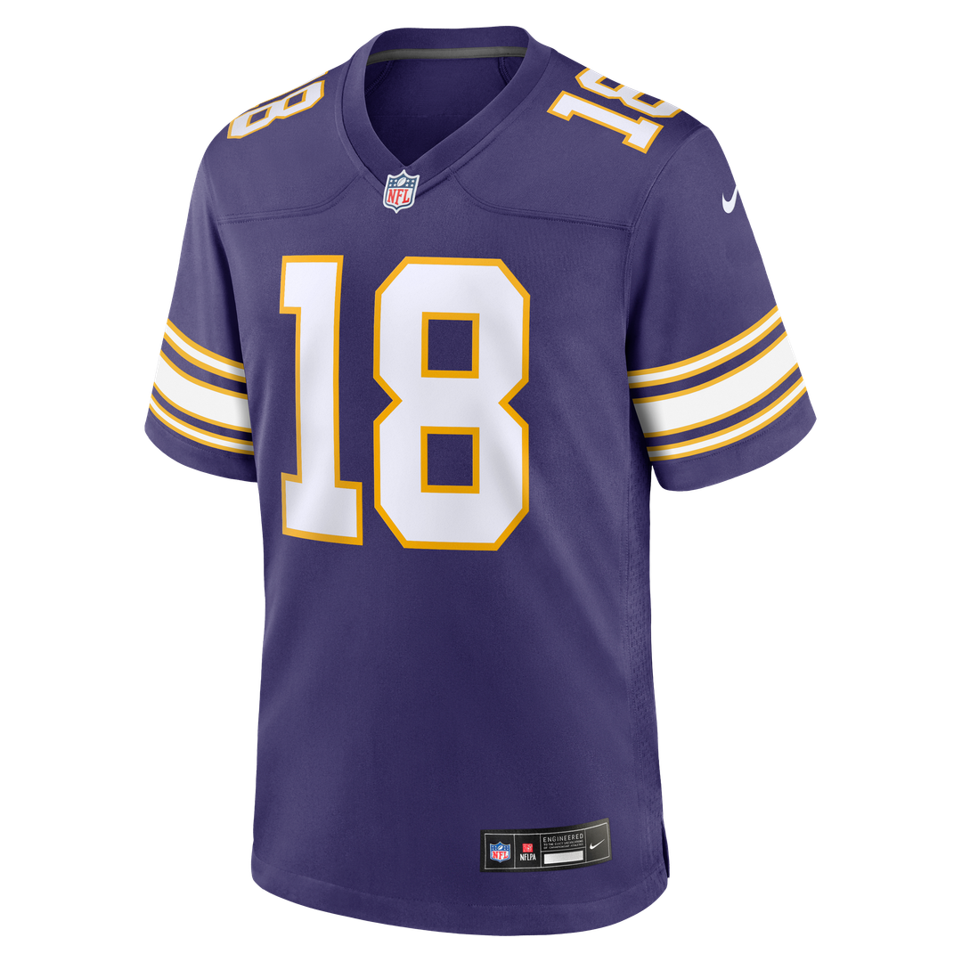 Minnesota Vikings Justin Jefferson White Alternate Game Player Jersey | NFL Football Jersey