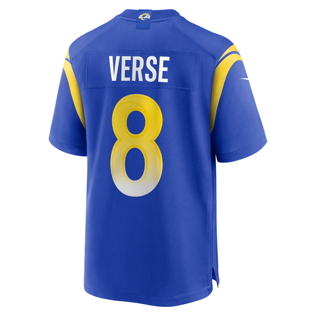 Los Angeles Rams Jared Verse White White Game Player Jersey | NFL Football Jersey