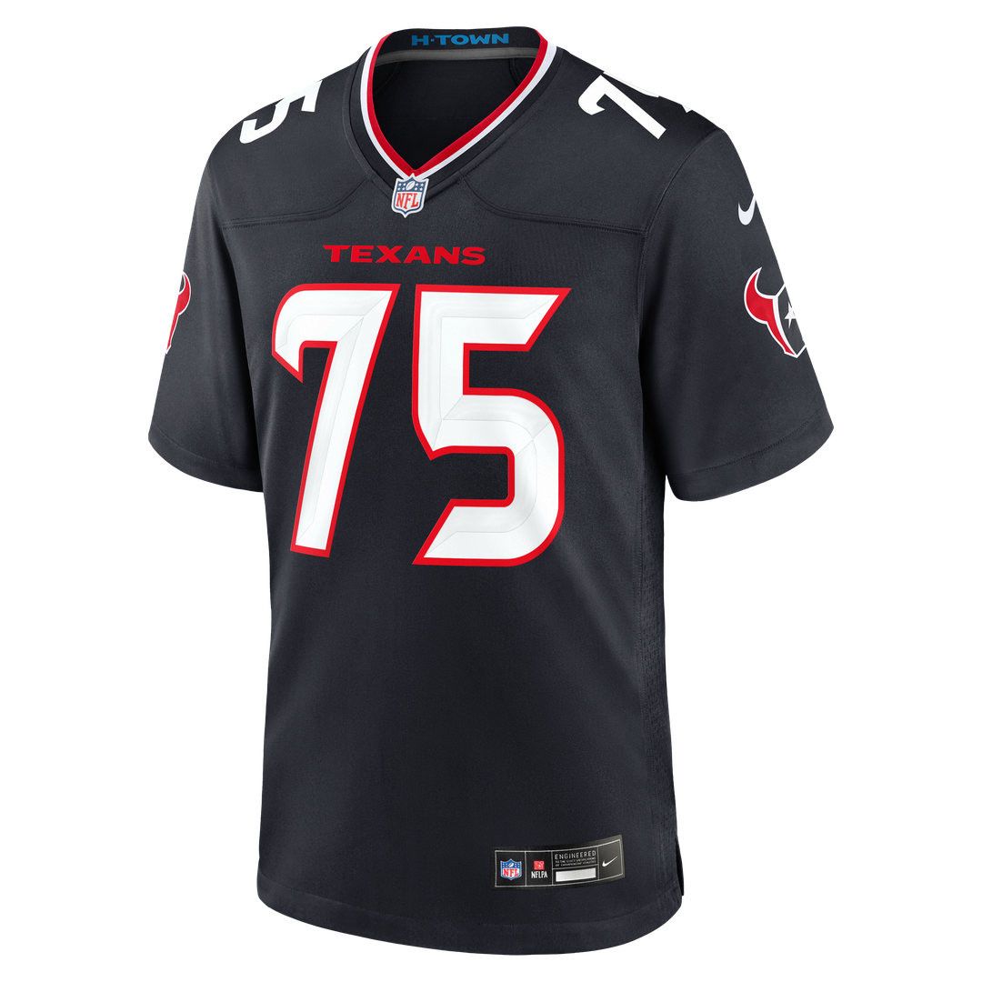 Houston Texans Wyatt Teller Navy Team Game Jersey | NFL Football Jersey