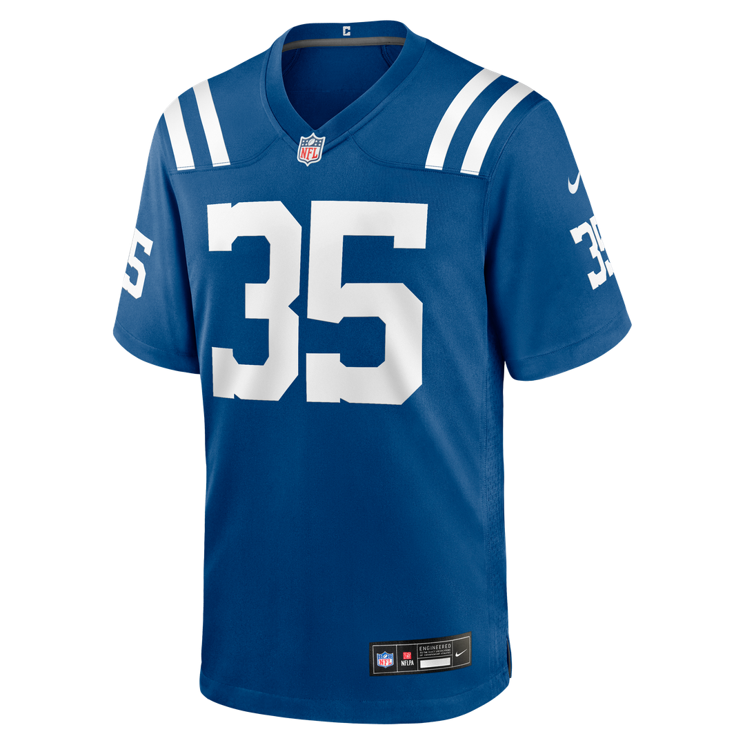 Indianapolis Colts Johnathan Edwards Royal Team Game Jersey | NFL Football Jersey