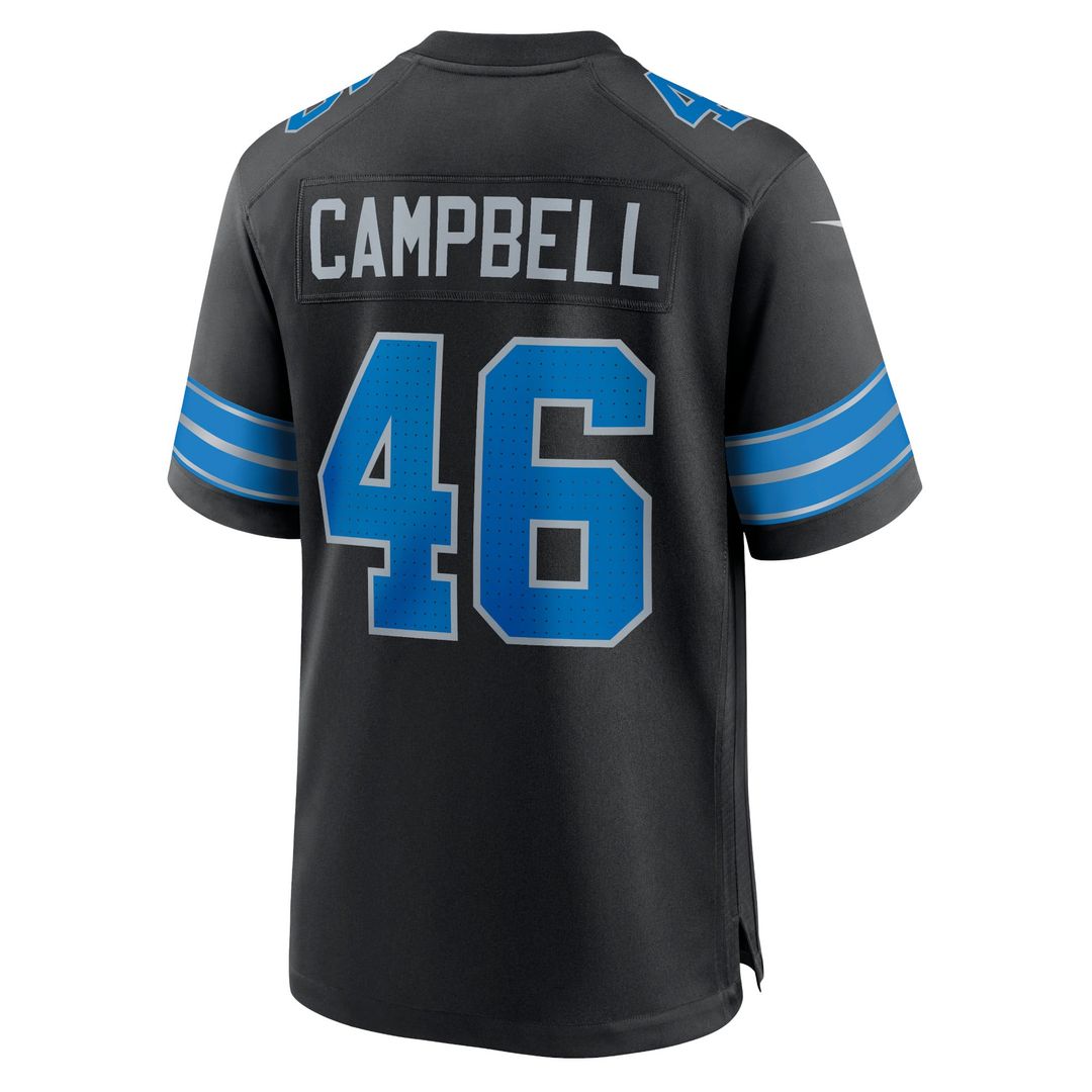 Detroit Lions Jack Campbell Blue Game Jersey | NFL Football Jersey