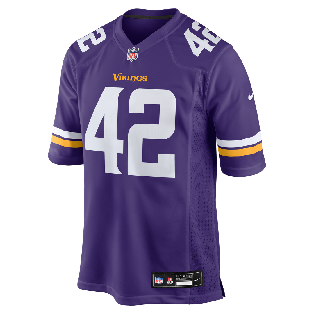 Minnesota Vikings Andrew DePaola Purple Game Jersey | NFL Football Jersey
