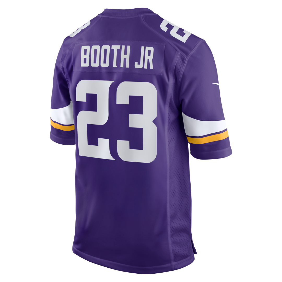 Minnesota Vikings Andrew Booth Jr. Purple Player Game Jersey | NFL Football Jersey