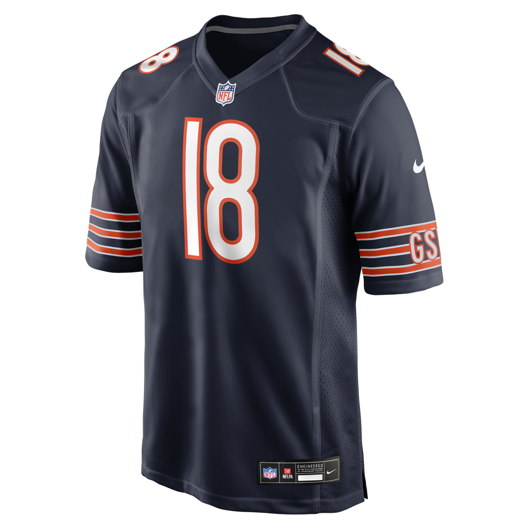 Chicago Bears Caleb Williams White First Round Pick Player Game Jersey | NFL Football Jersey