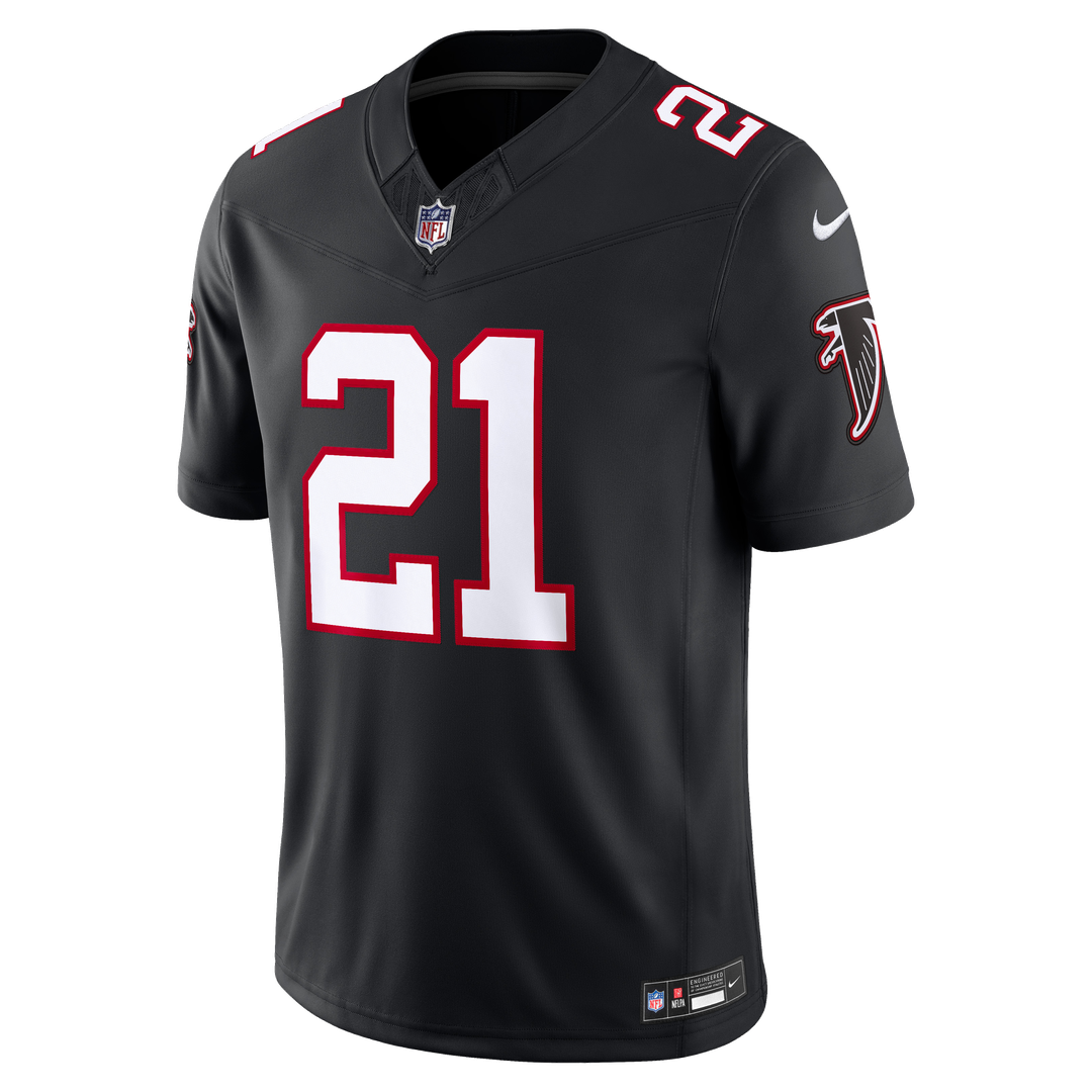 Atlanta Falcons Deion Sanders Red Team Vapor F.U.S.E. Stitched Retired Limited Jersey | NFL Football Jersey