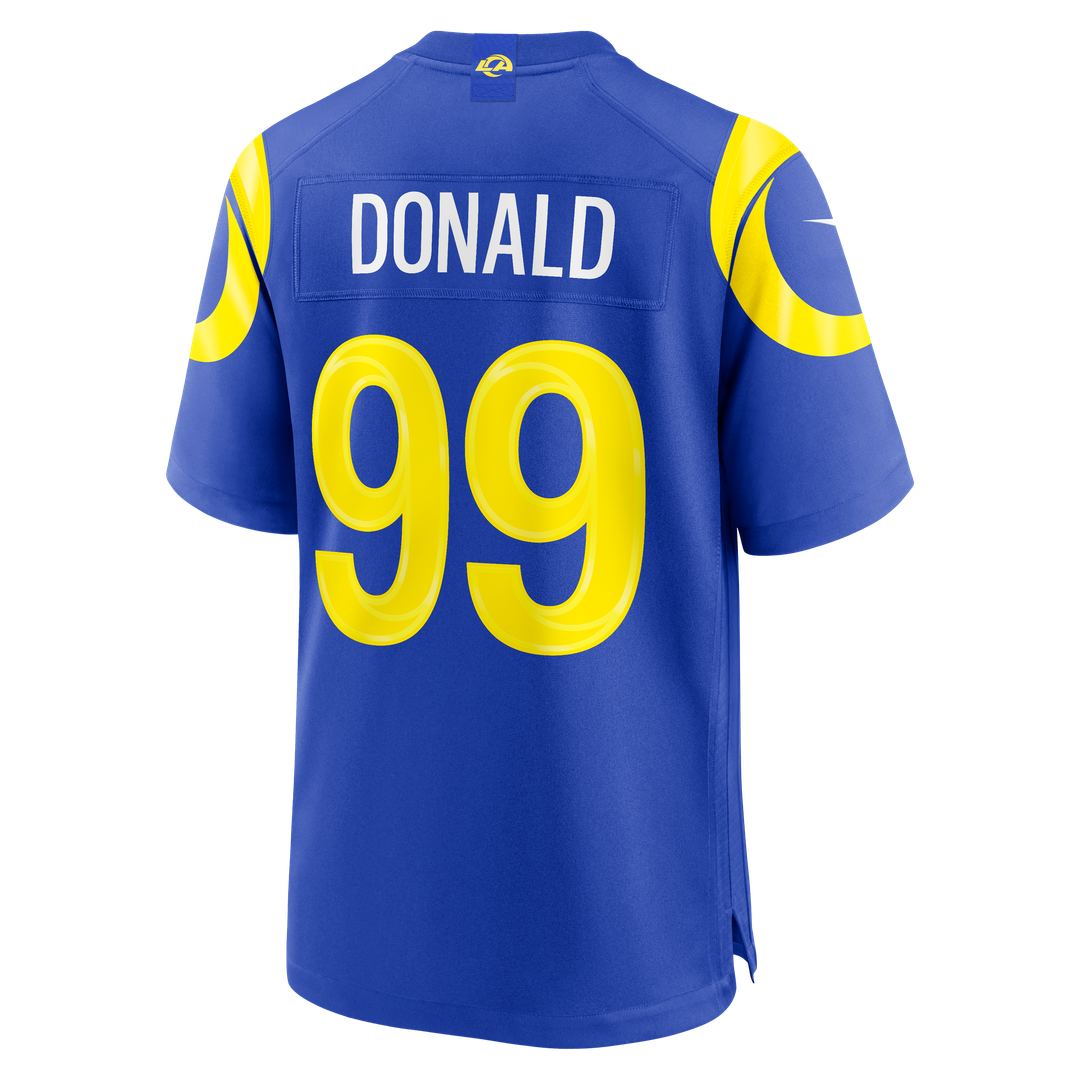 Los Angeles Rams Aaron Donald Royal Game Jersey | NFL Football Jersey