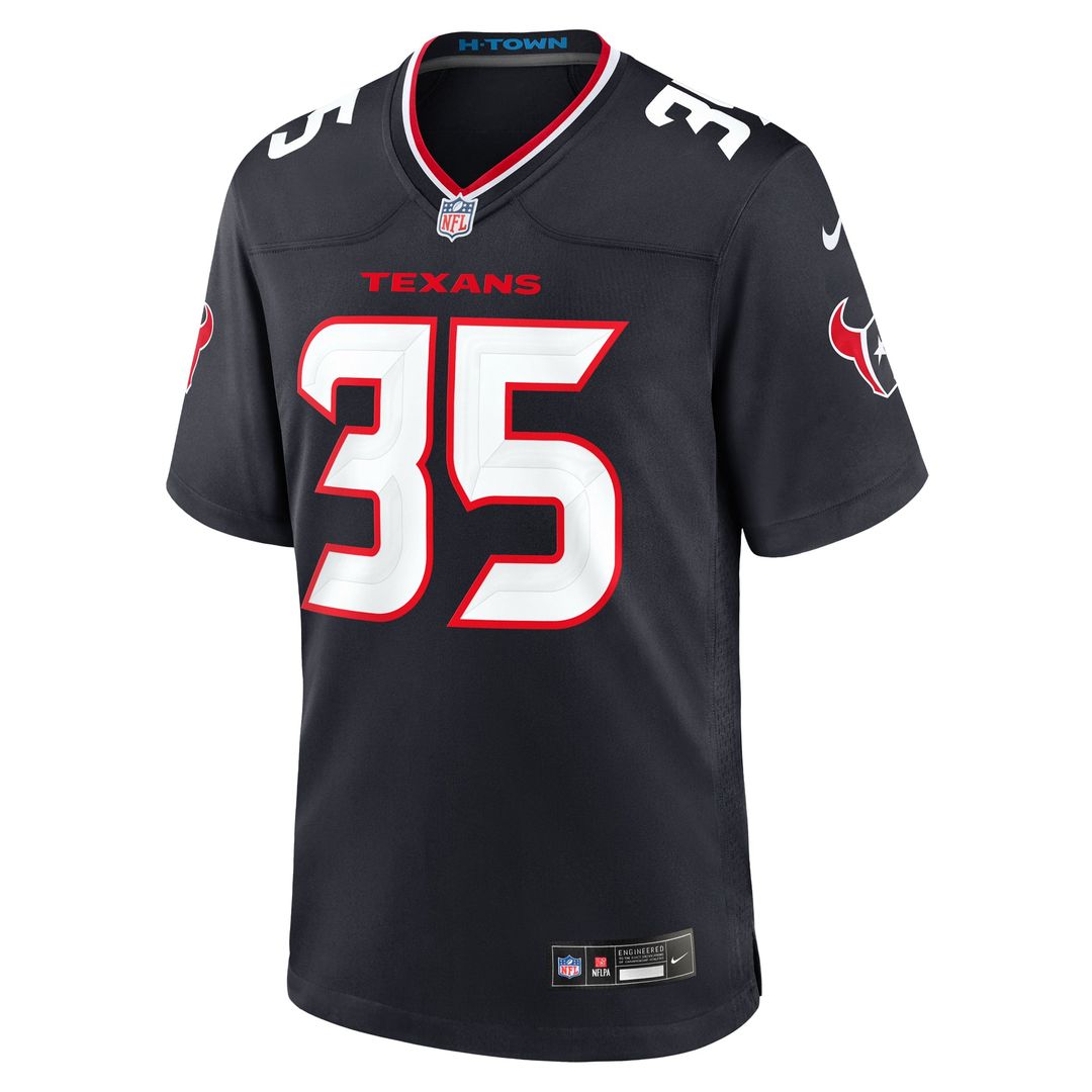 Houston Texans Jake Hansen Navy Team Game Jersey | NFL Football Jersey
