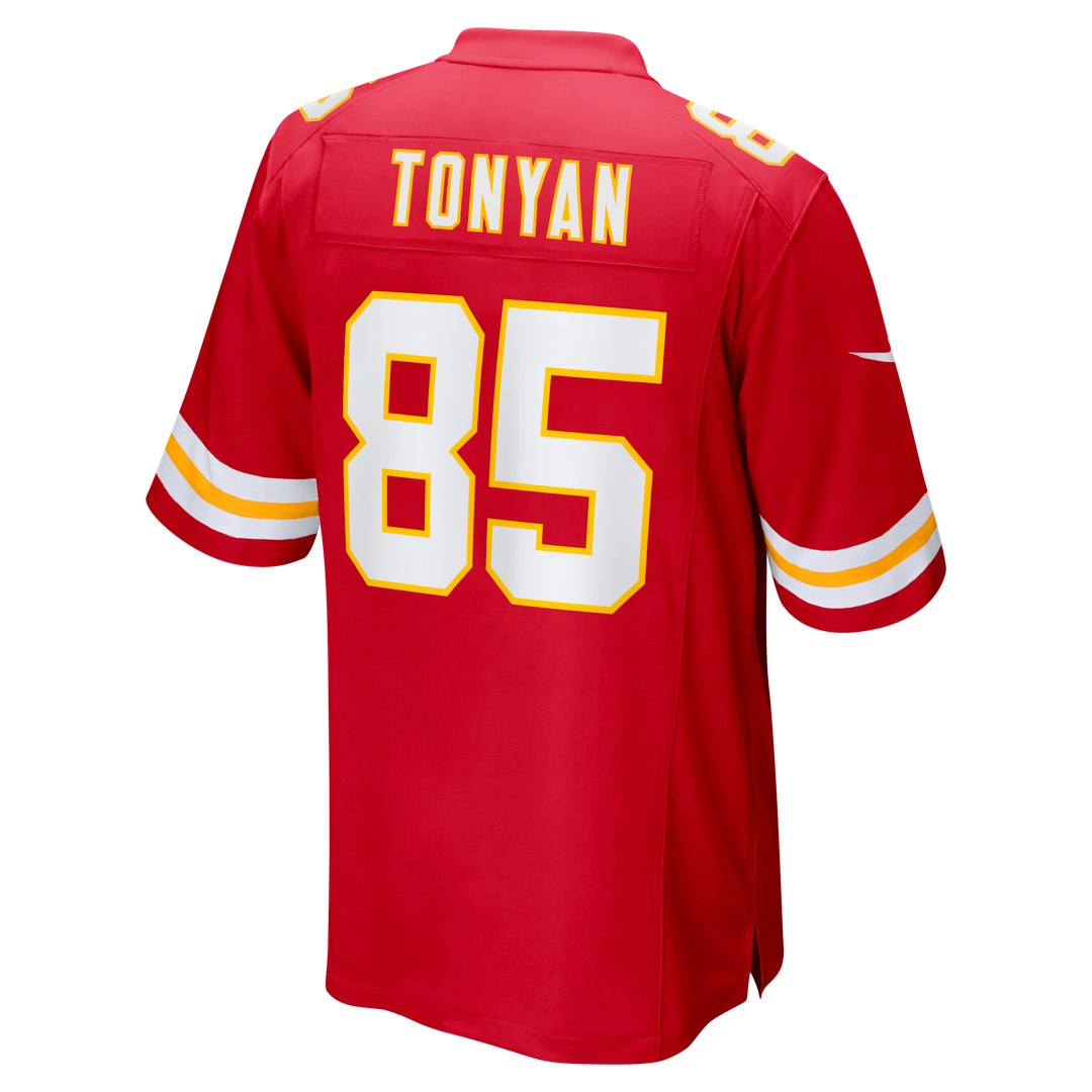 Kansas City Chiefs Robert Tonyan Red Team Game Jersey | NFL Football Jersey
