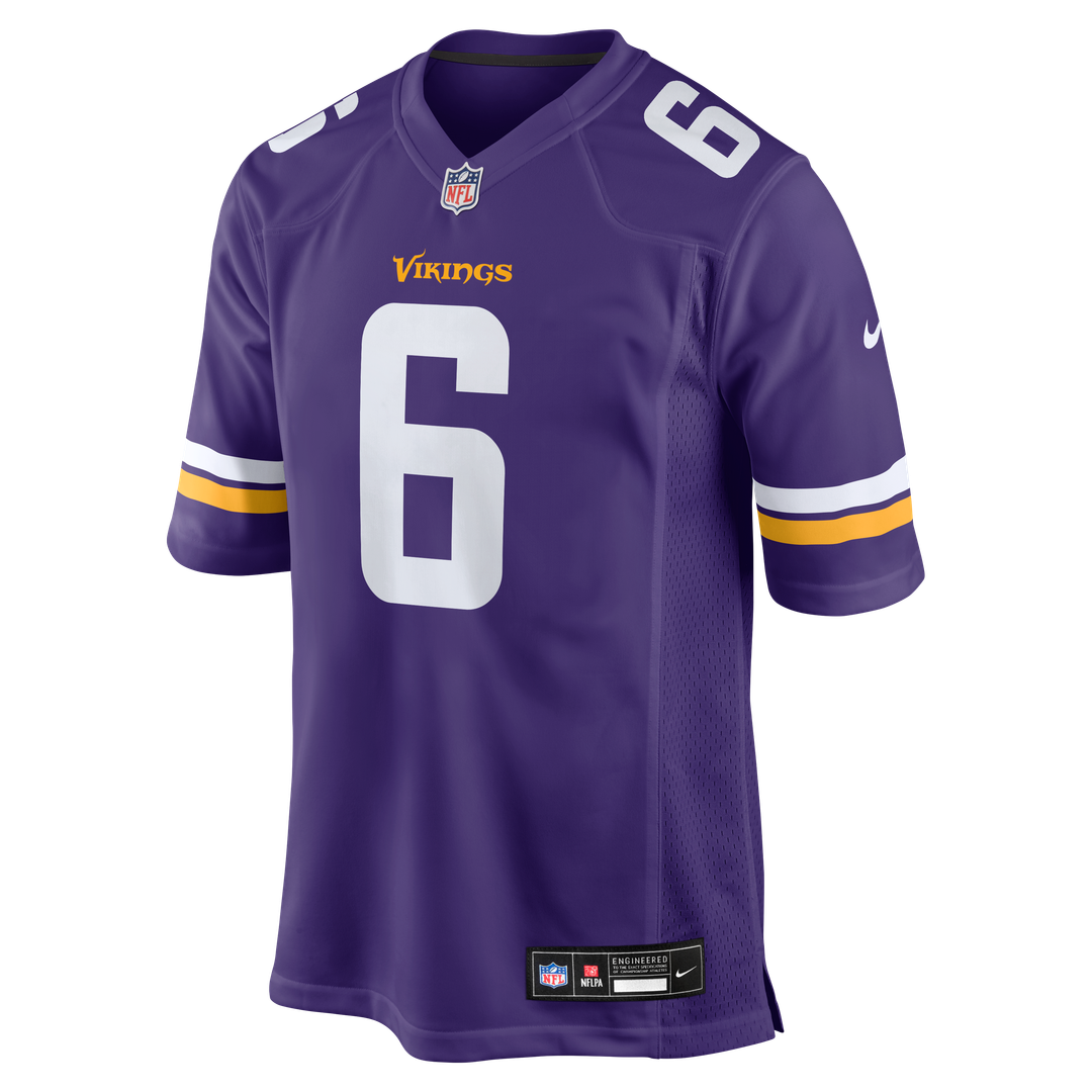 Minnesota Vikings Brian Asamoah II Purple Game Jersey | NFL Football Jersey