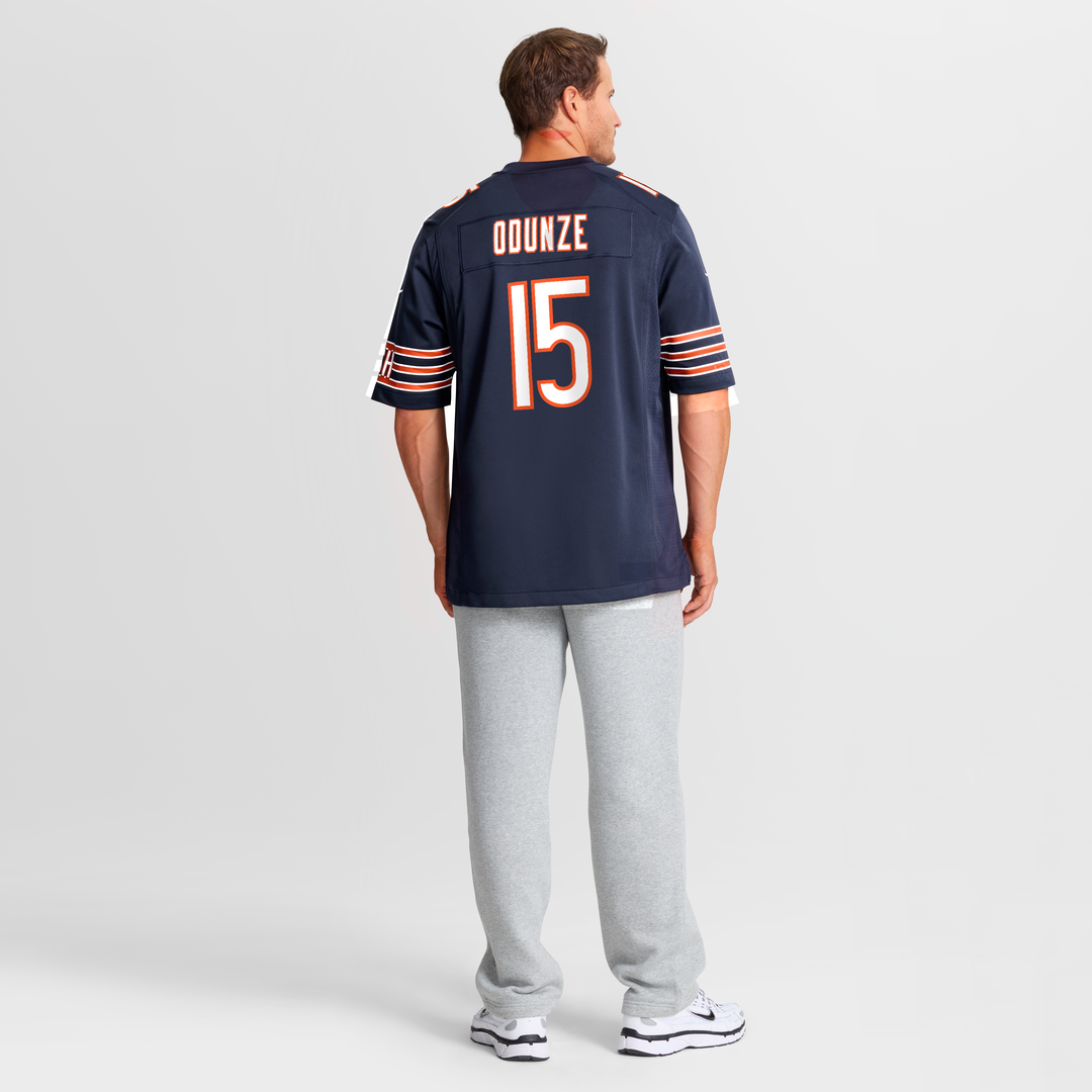 Chicago Bears Rome Odunze Navy Player Game Jersey | NFL Football Jersey