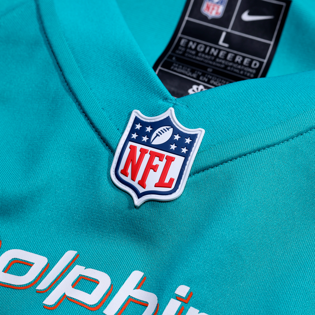 Miami Dolphins Kadyn Proctor Aqua Team Game Jersey | NFL Football Jersey