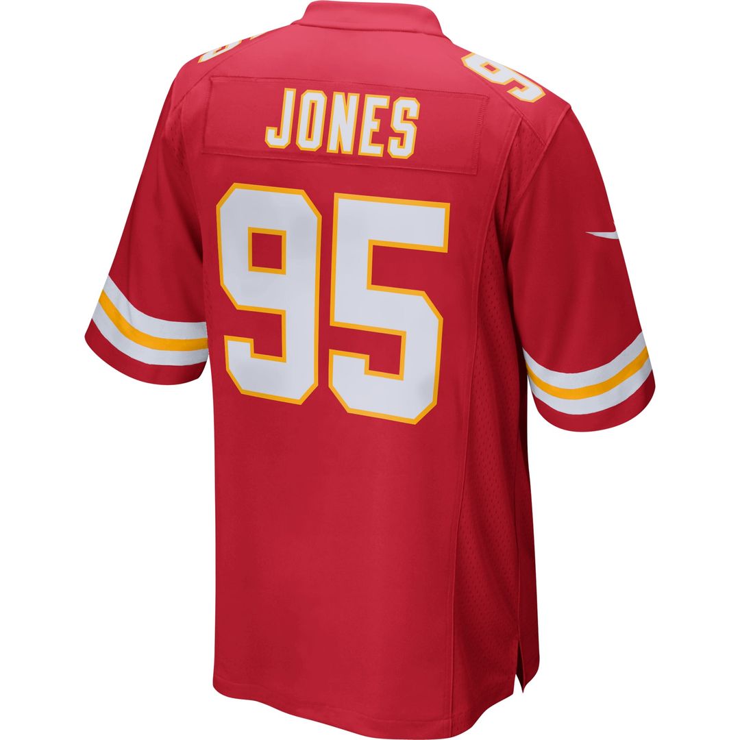 Kansas City Chiefs Chris Jones Red Game Jersey | NFL Football Jersey