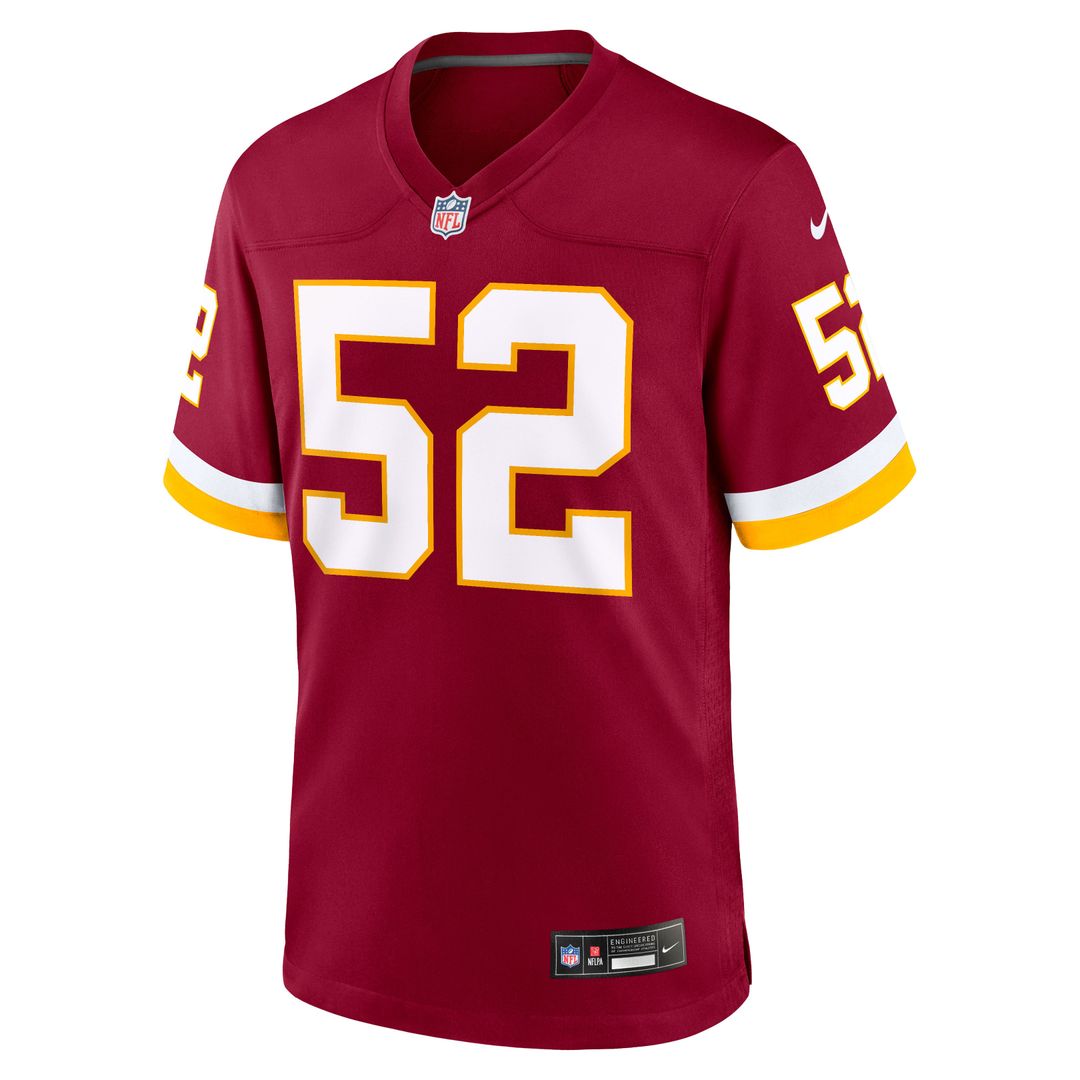 Washington Commanders Sonny Styles Burgundy Team Game Jersey | NFL Football Jersey