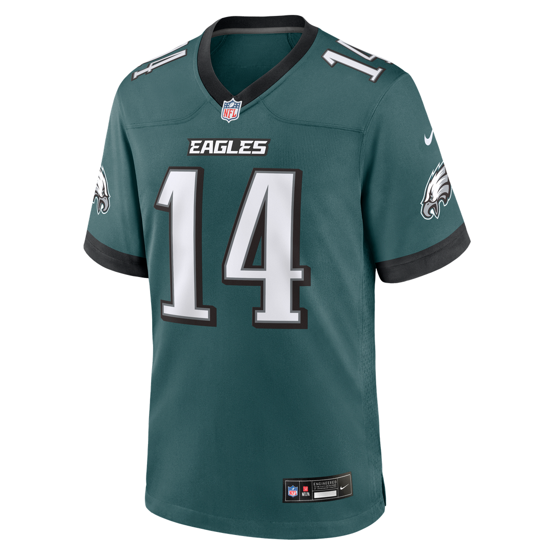Philadelphia Eagles Andy Dalton Midnight Green Team Game Jersey | NFL Football Jersey