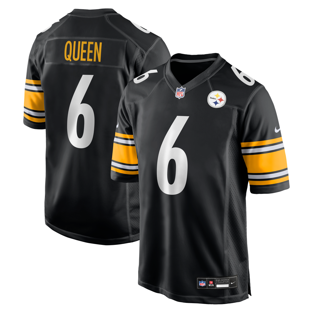 Pittsburgh Steelers Patrick Queen Gold Alternate 1933 Throwback Game Jersey | NFL Football Jersey