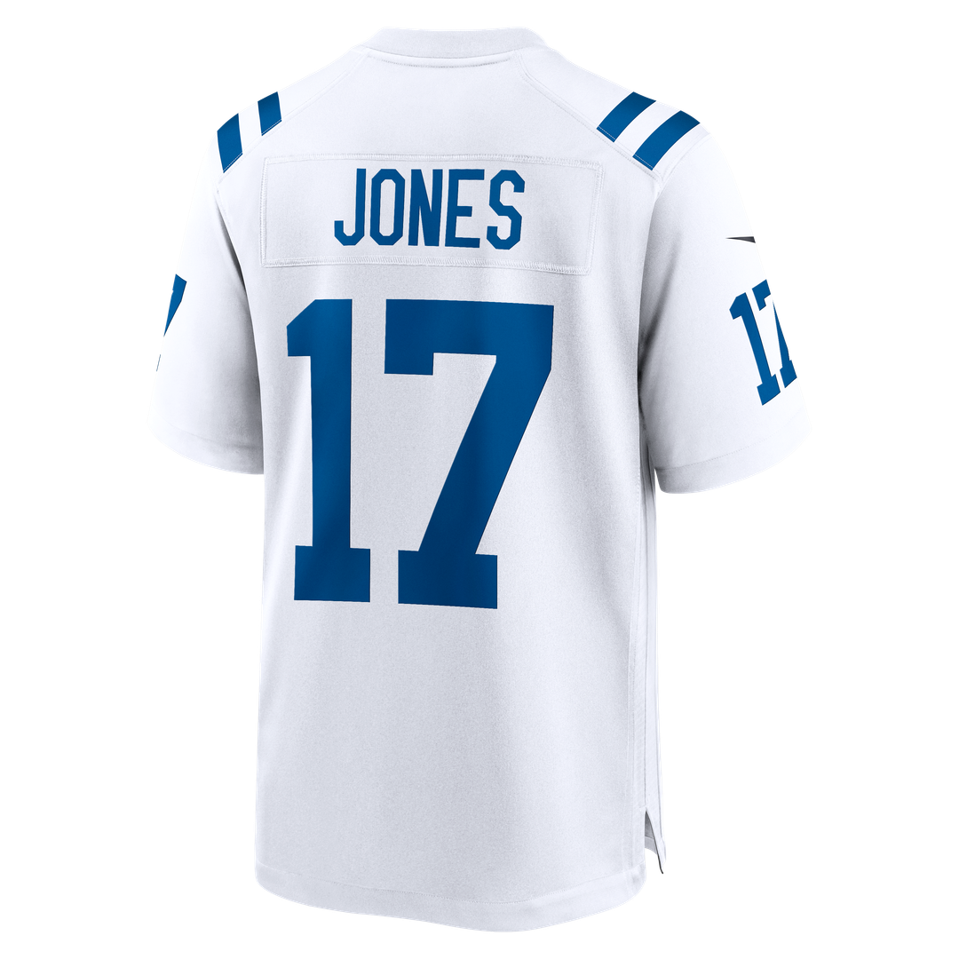 Indianapolis Colts Daniel Jones White Game Jersey | NFL Football Jersey