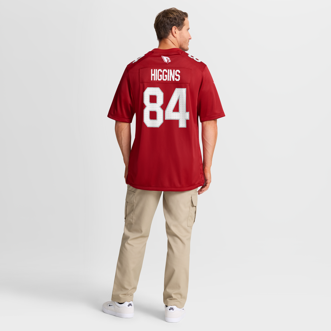 Arizona Cardinals Elijah Higgins Cardinal Team Game Jersey | NFL Football Jersey