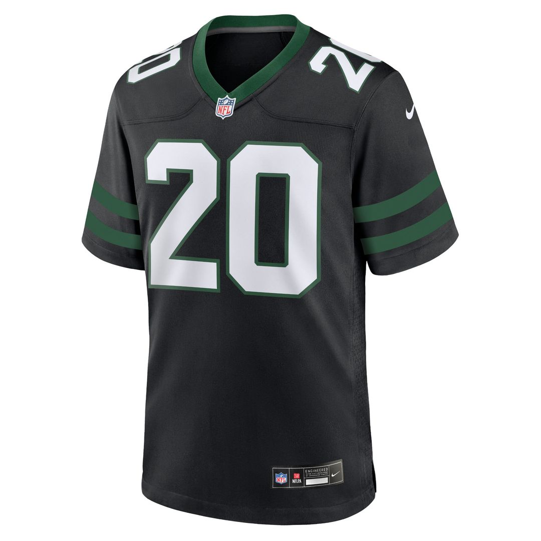 New York Jets Breece Hall Legacy Black Alternate Game Jersey | NFL Football Jersey