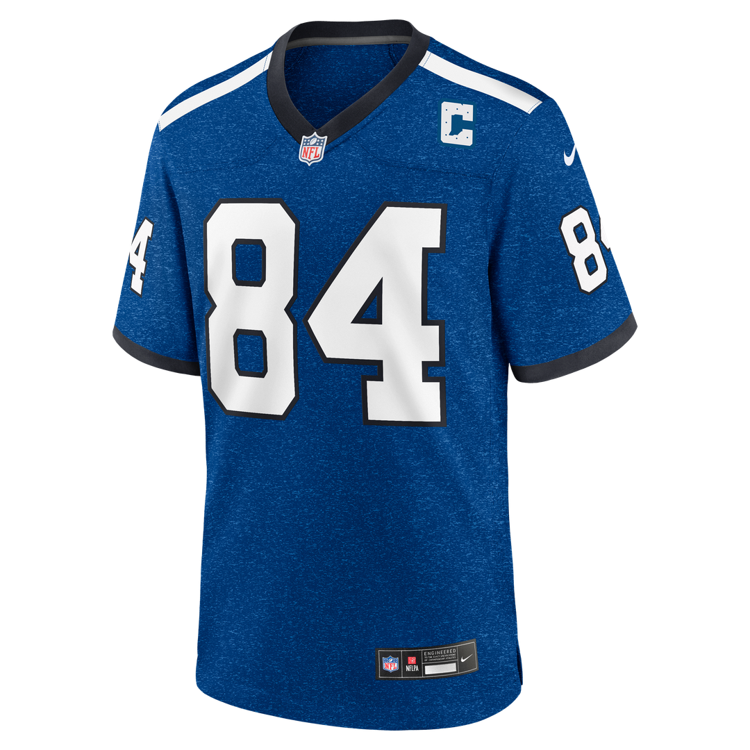 Indianapolis Colts Tyler Warren Heather Royal Alternate 2 Indiana Nights Game Jersey | NFL Football Jersey