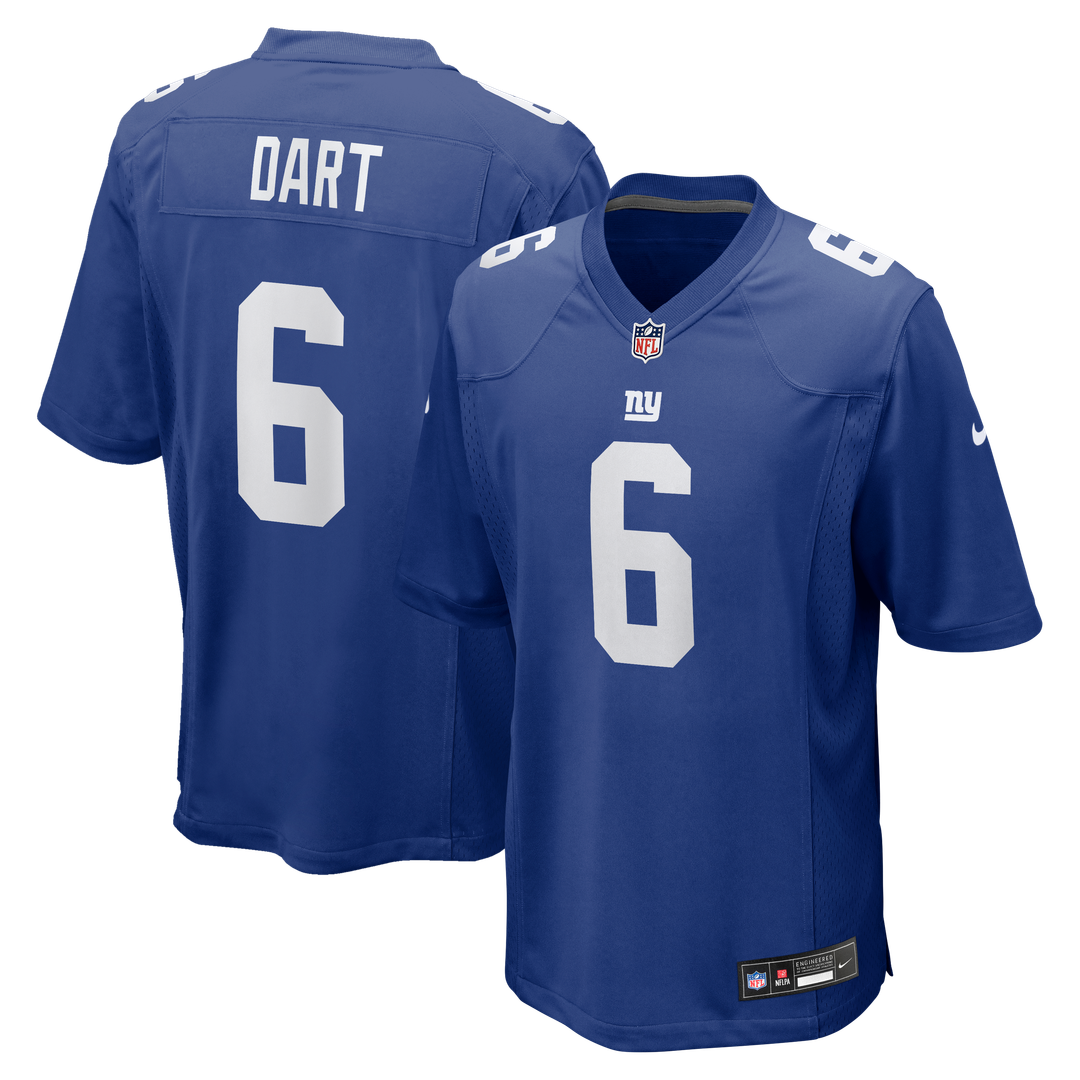 New York Giants Jaxson Dart Red Alternate Century Red Game Jersey | NFL Football Jersey