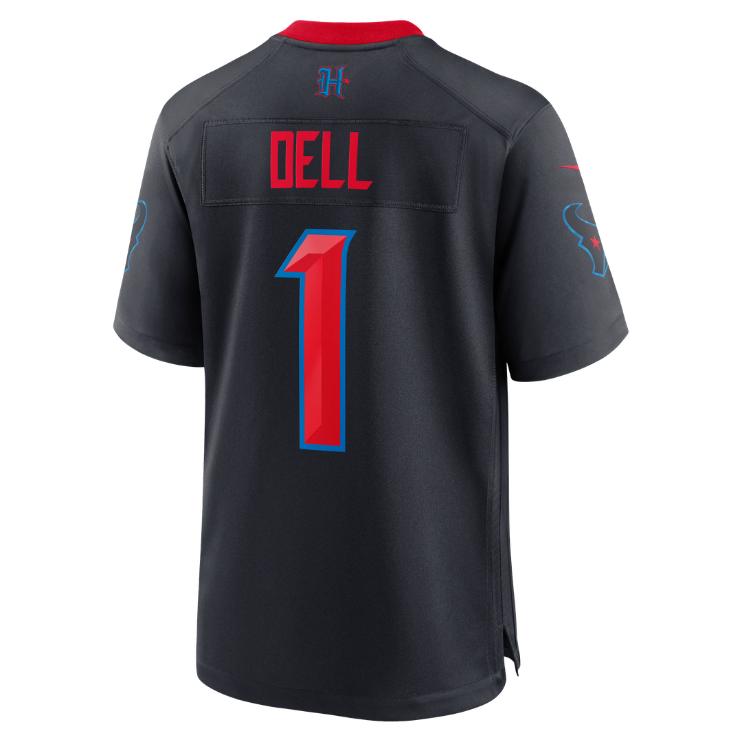 Houston Texans Tank Dell Navy Alternate Game Jersey | NFL Football Jersey