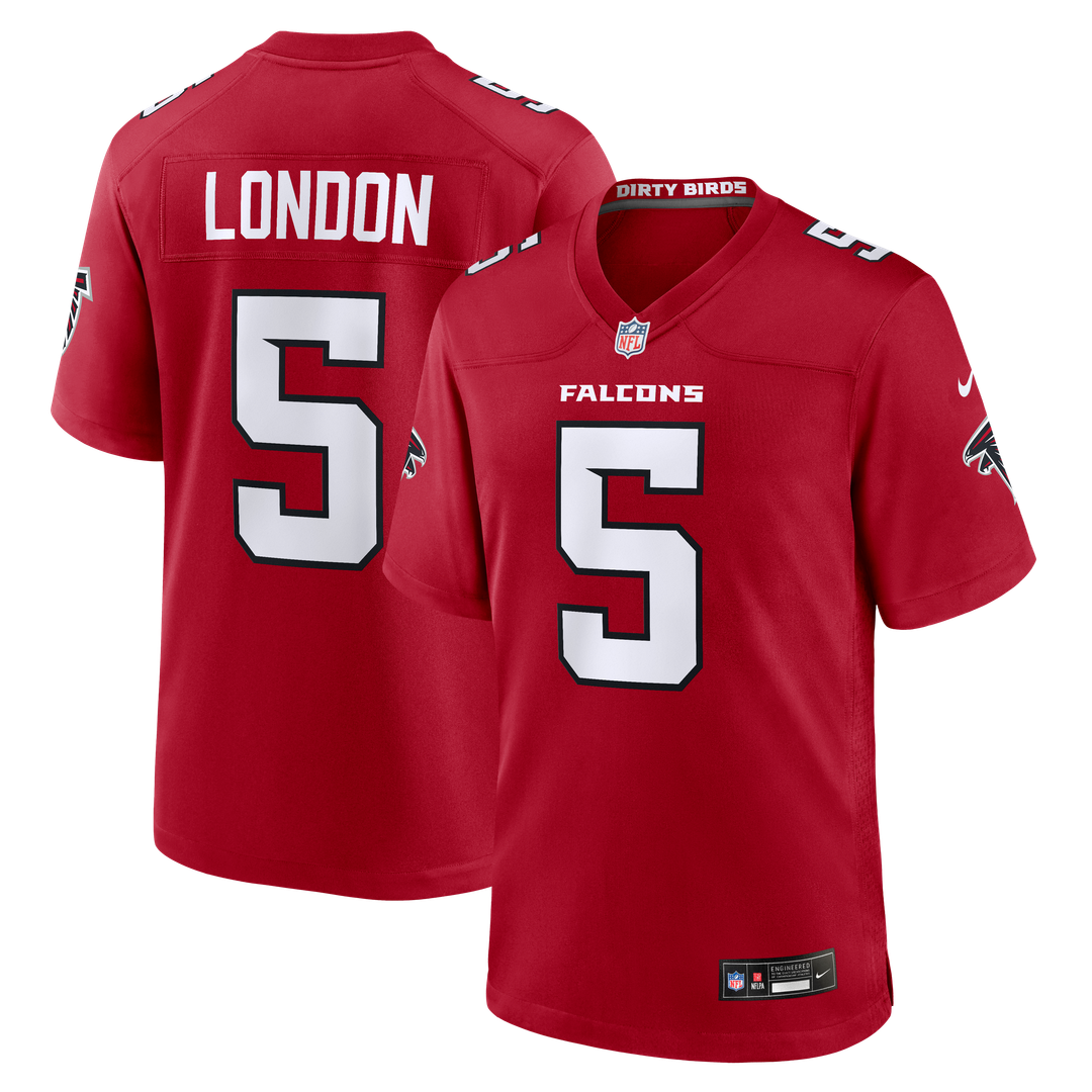 Atlanta Falcons Drake London White Game Jersey | NFL Football Jersey