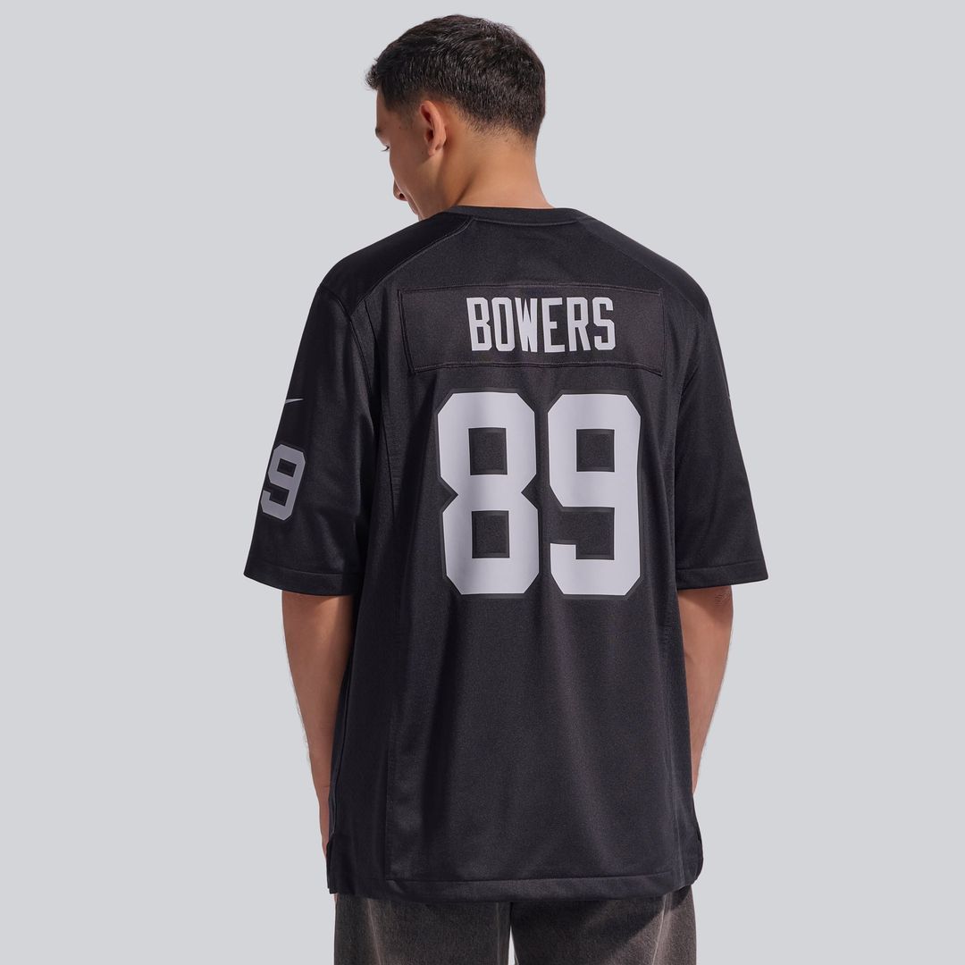 Las Vegas Raiders Brock Bowers Black Player Game Jersey | NFL Football Jersey